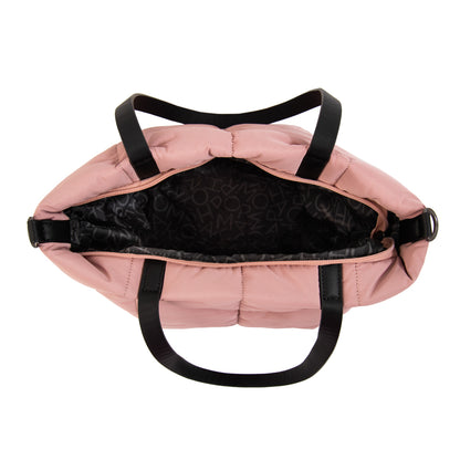 Cartera tote shopping novak grande rosa viejo