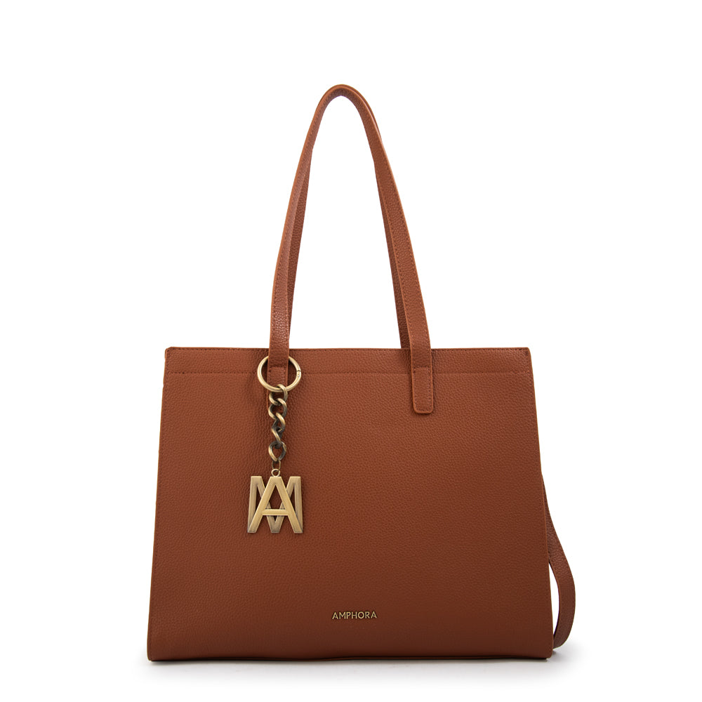 Cartera tote miller grande camel