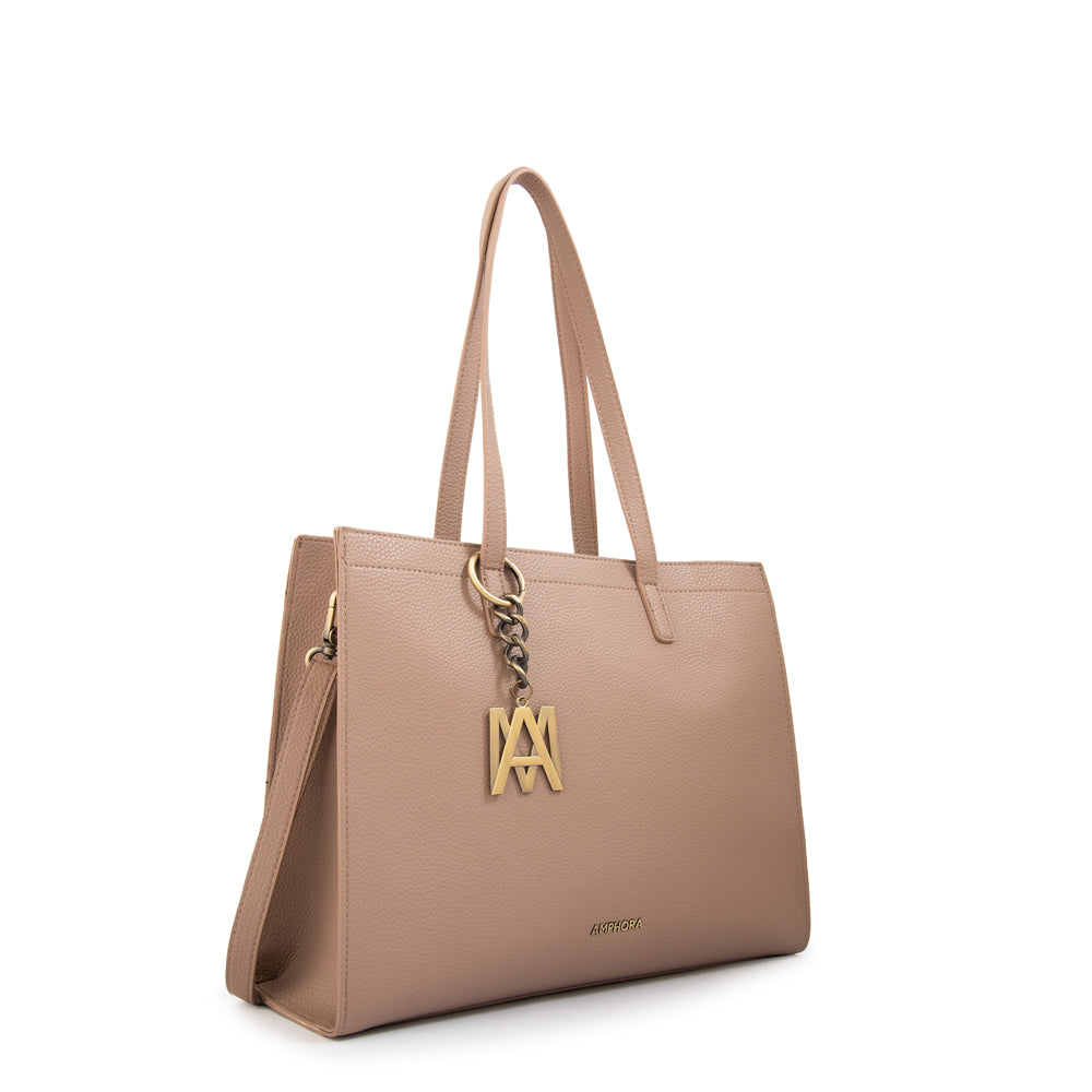 Cartera tote miller grande taupe oscuro
