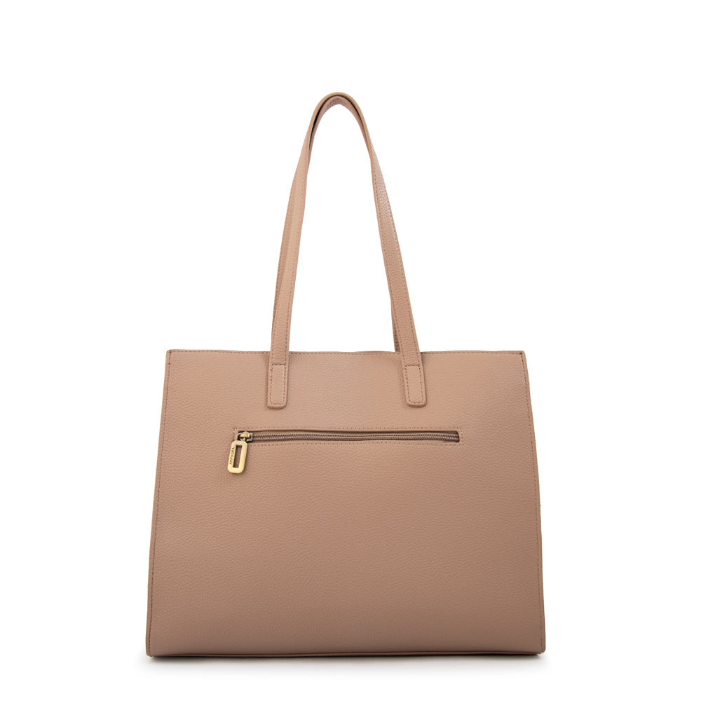 Cartera tote miller grande taupe oscuro