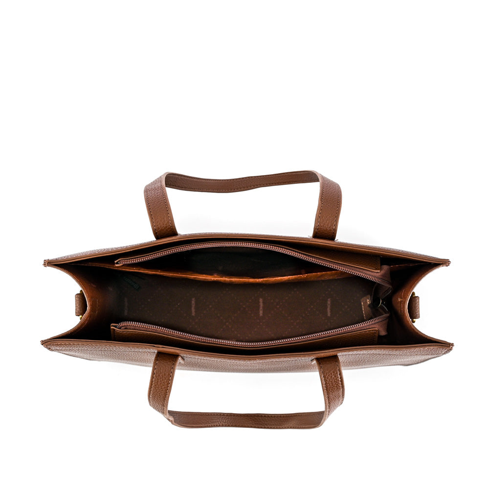 Cartera tote miller grande café oscuro