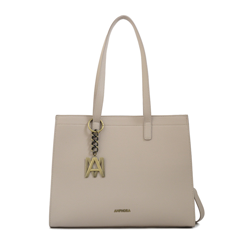 Cartera tote miller grande blanco crudo