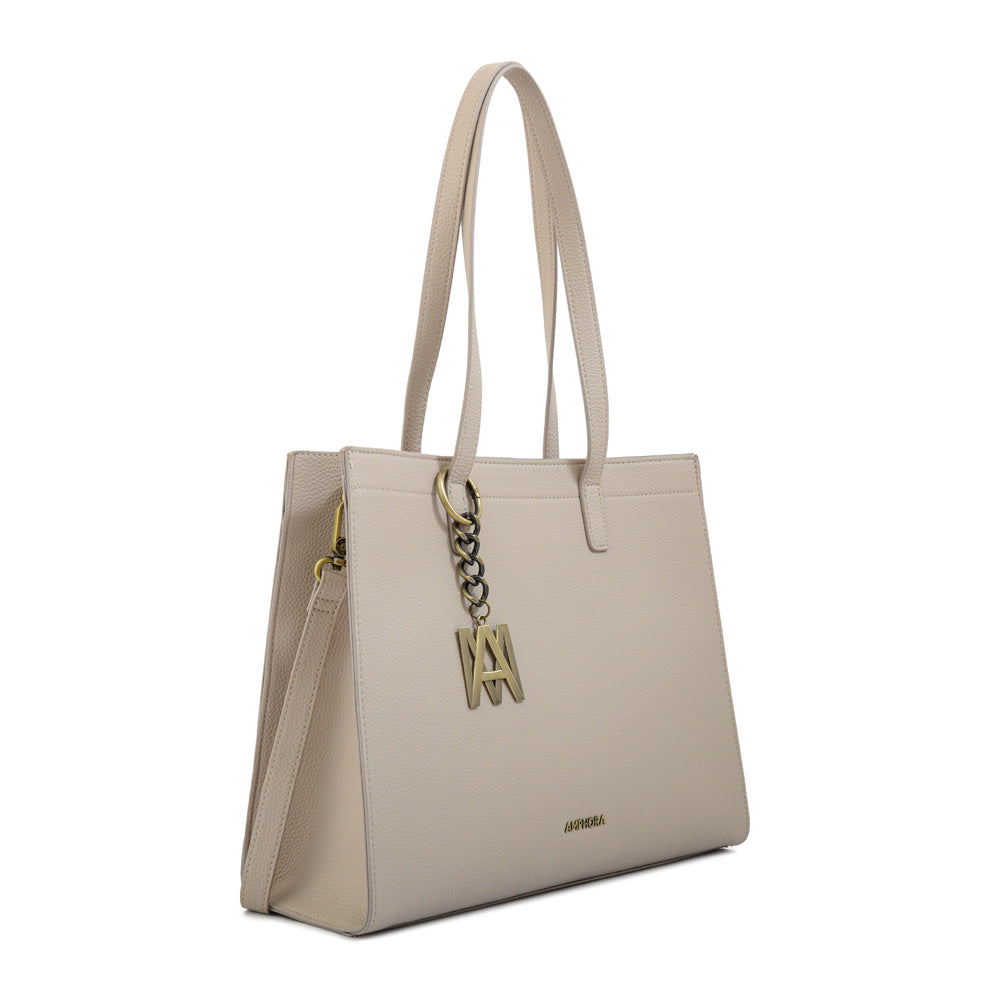 Cartera tote miller grande blanco crudo