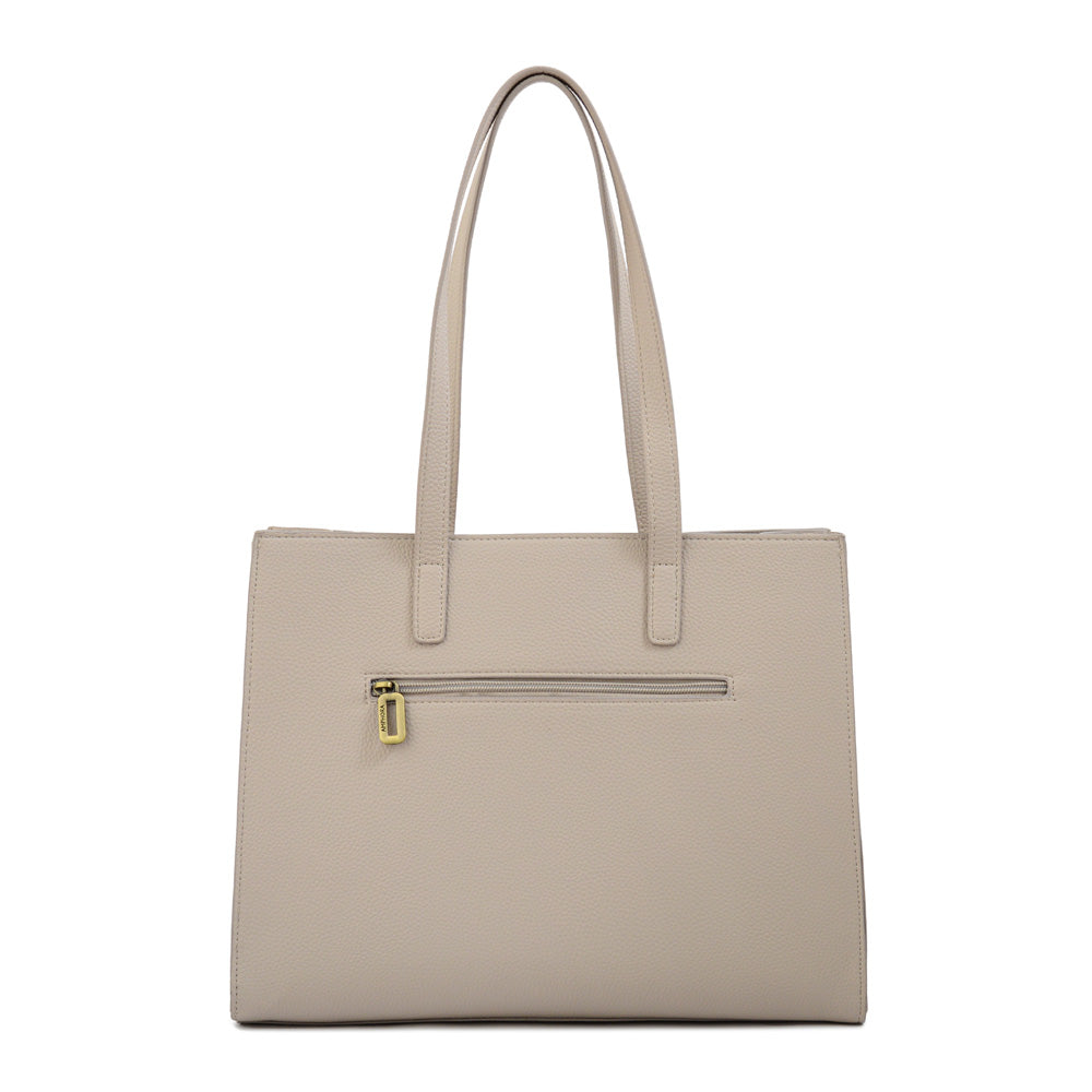 Cartera tote miller grande blanco crudo