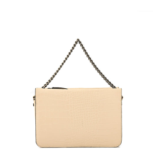 Cartera bandolera pequeña anaya blanco crudo