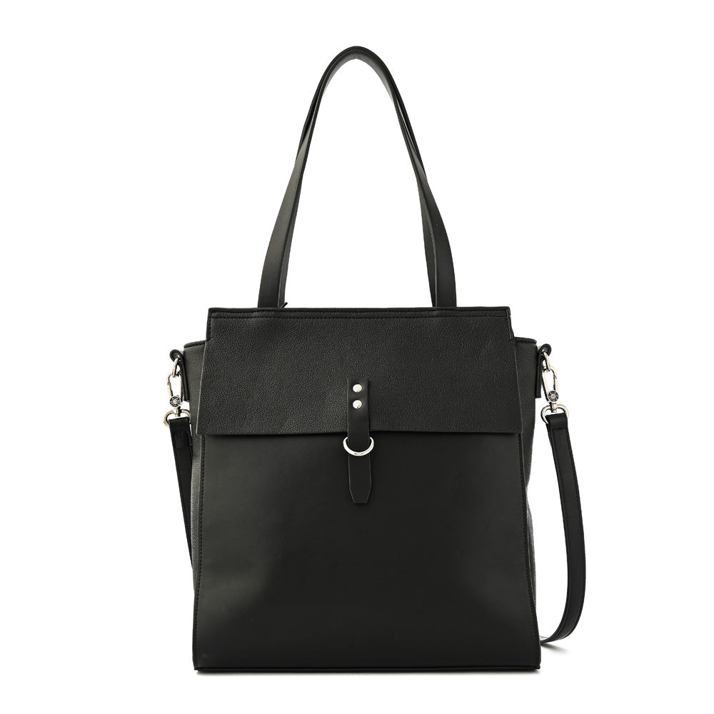 Cartera tote isidora grande negro especial