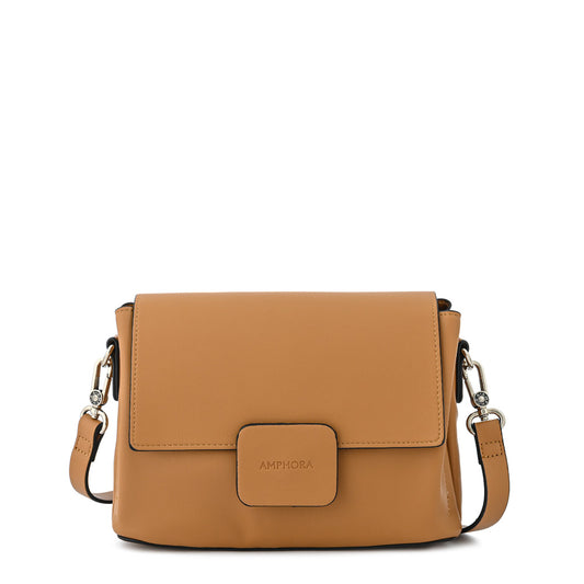 Cartera bandolera mediana antonella camel