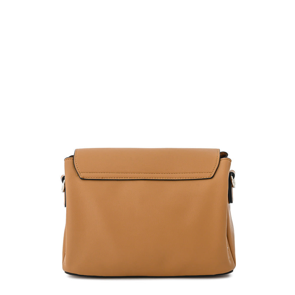 Cartera bandolera antonella mediana camel