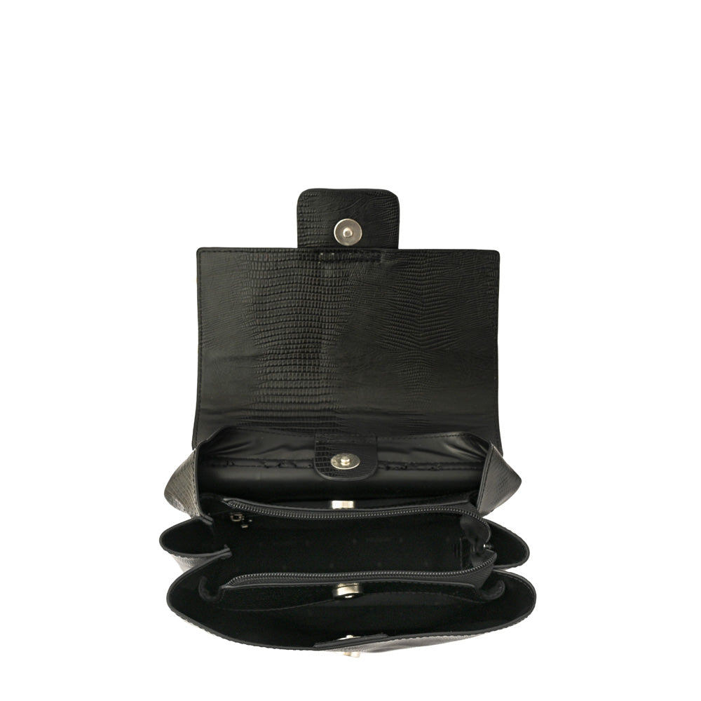 Mochila antonella mediana negro especial