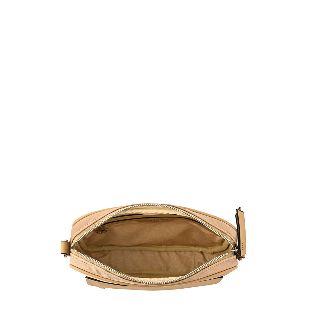 Cartera bandolera micaela mediana beige