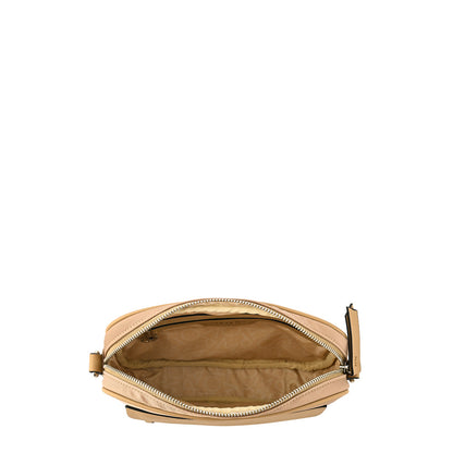 Cartera bandolera mediana micaela beige