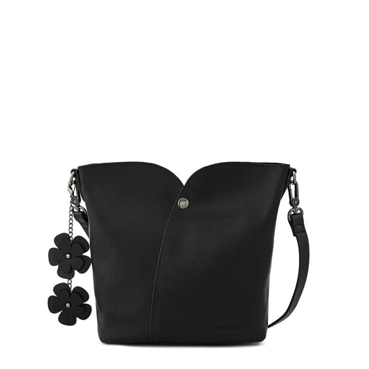Cartera bandolera mediana emma negro