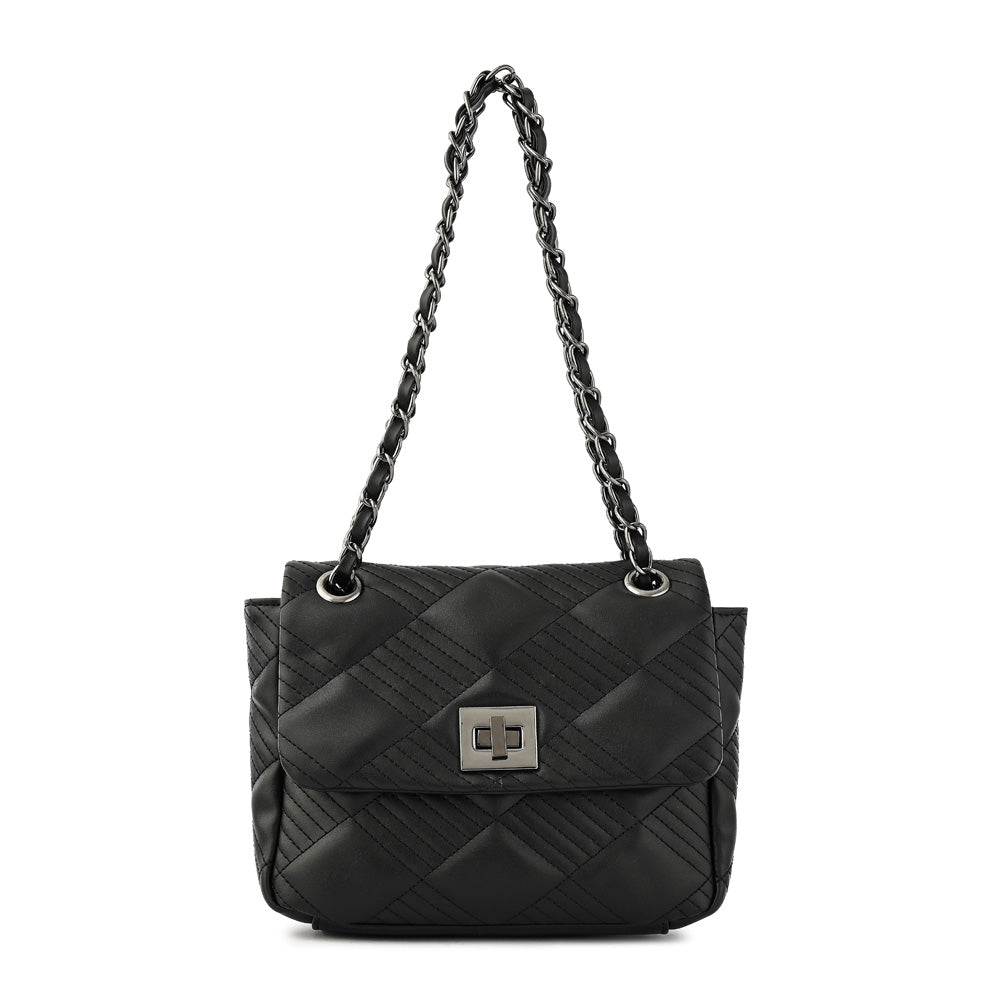 Cartera bandolera verona pequeña negro