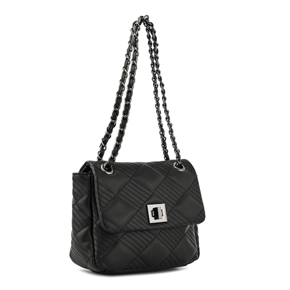 Cartera bandolera verona pequeña negro