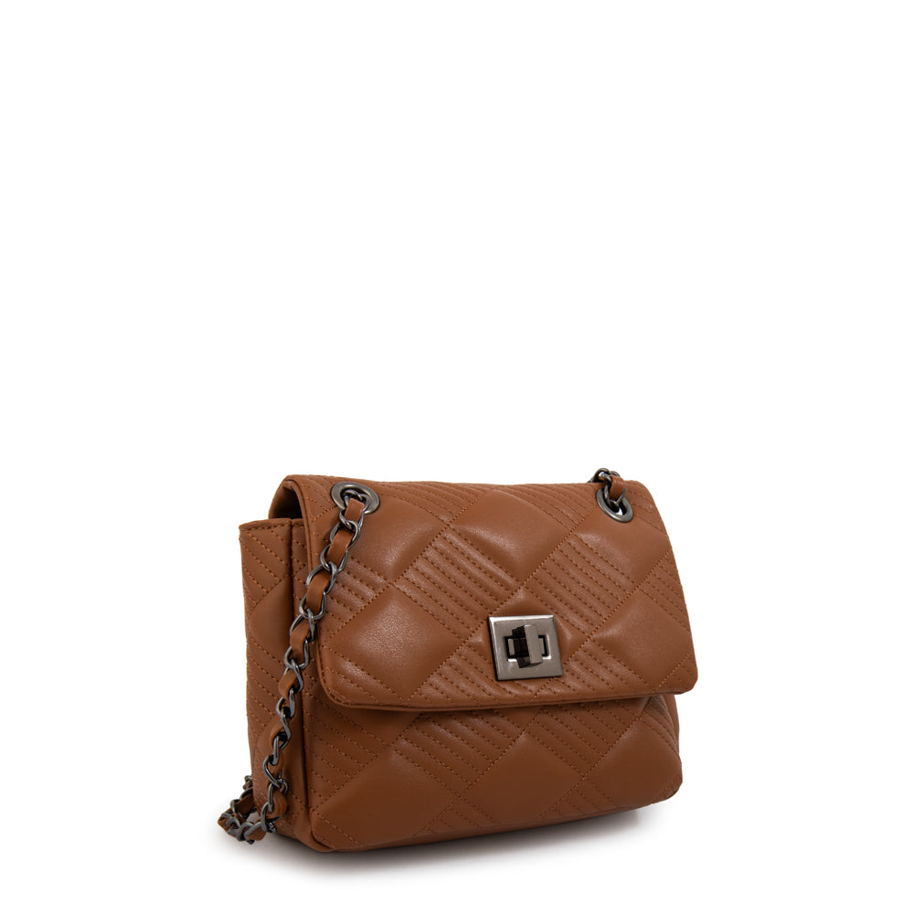 Cartera bandolera verona pequeña café