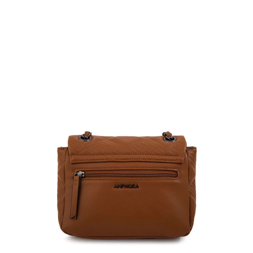 Cartera bandolera verona pequeña café