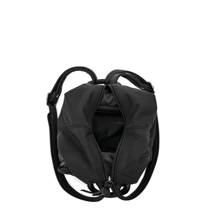 Mini Mochila yomy negro texturizado