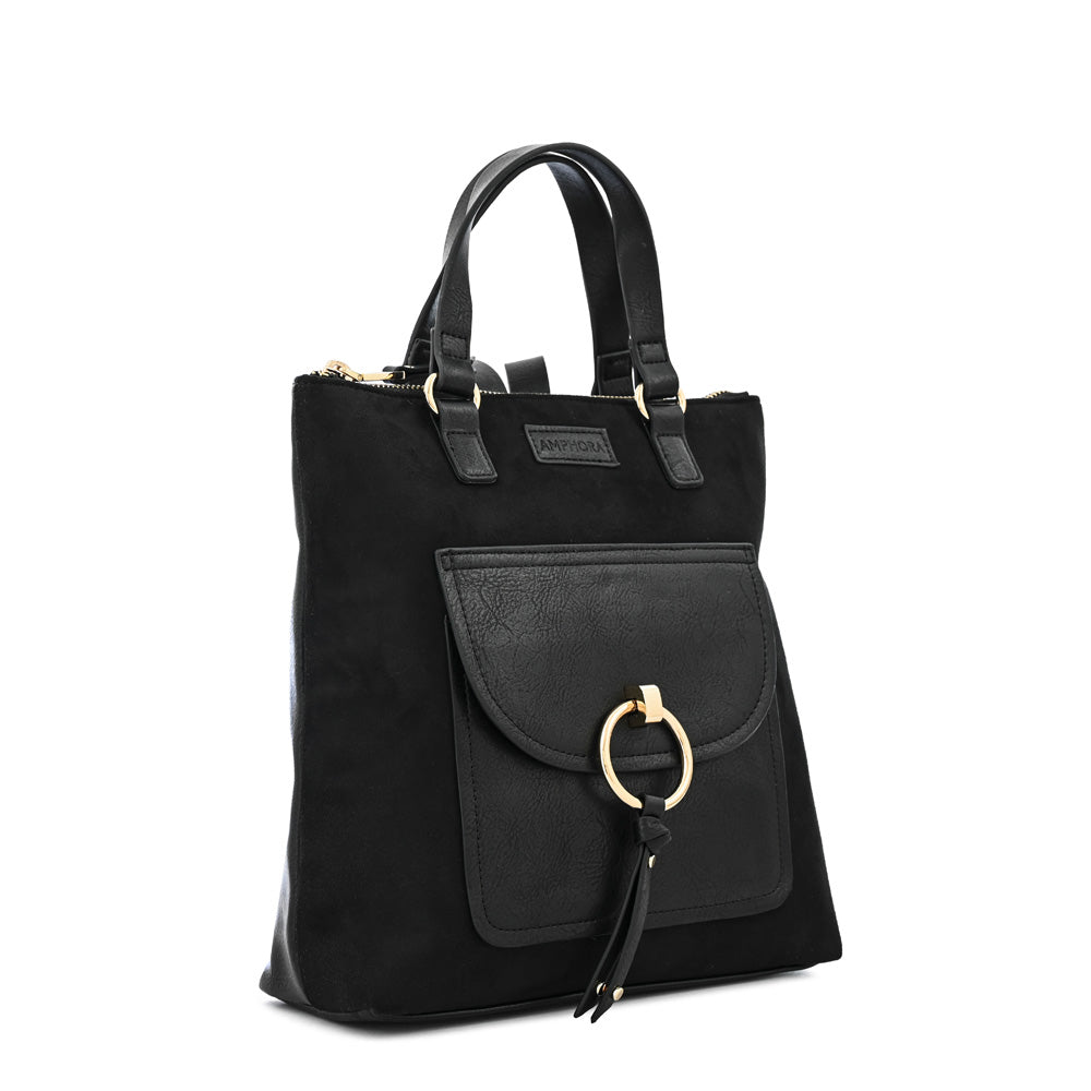 Mochila rustique mediana negro