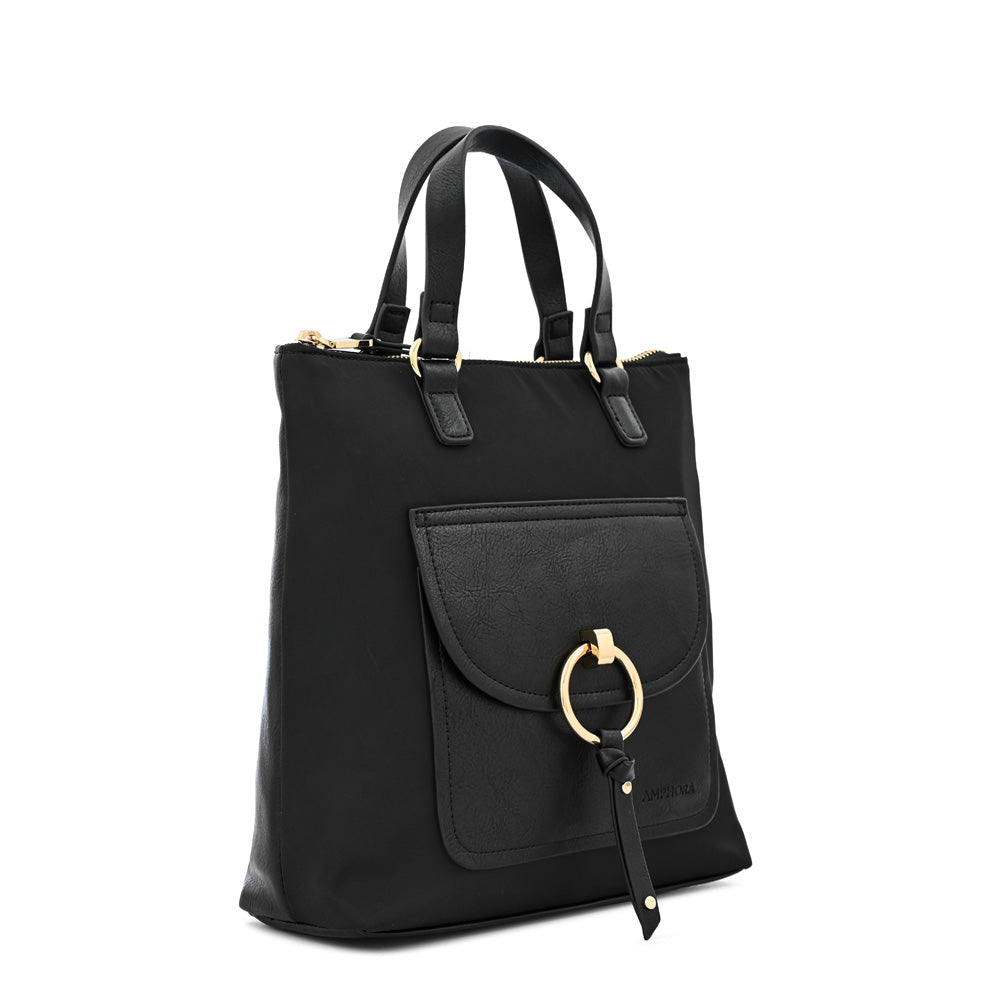 Mochila rustique mediana negro especial