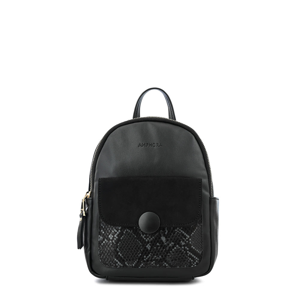 Mochila dominique mediana negro