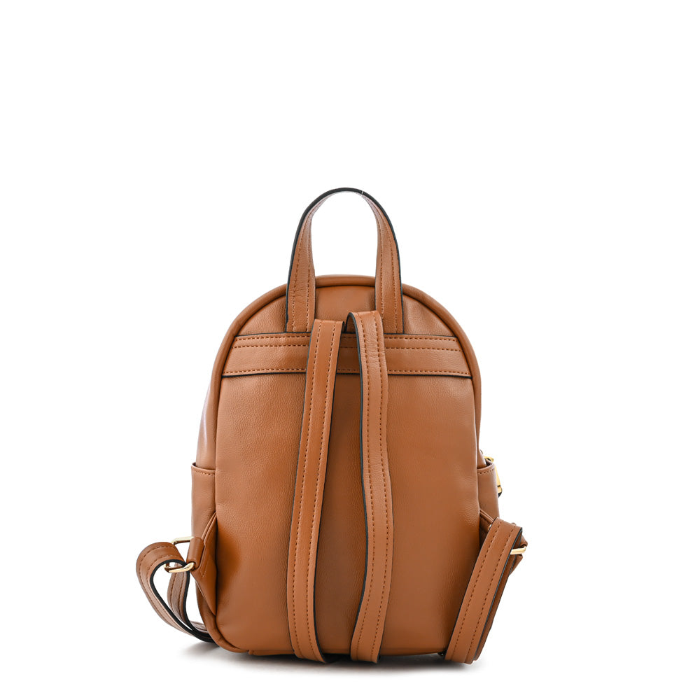 Mochila dominique mediana camel