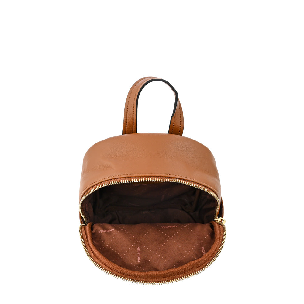 Mochila dominique mediana camel