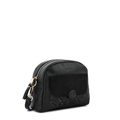 Cartera bandolera pequeña dominique negro