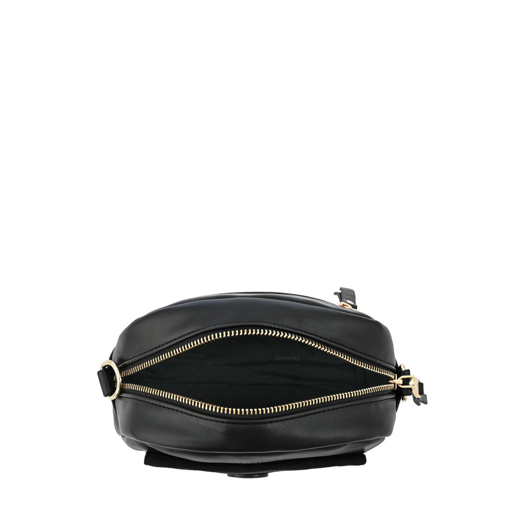 Cartera bandolera dominique pequeña negro
