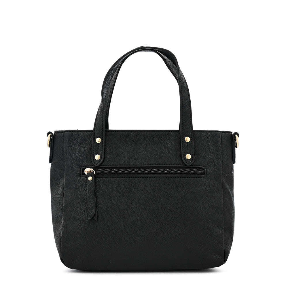 Cartera tote marty mediana negro especial
