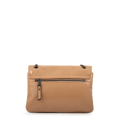 Cartera Bandolera romina mediana beige oscuro