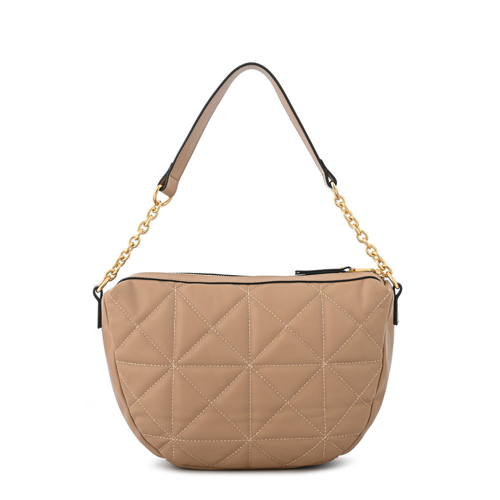 Cartera bandolera michelle mediana beige