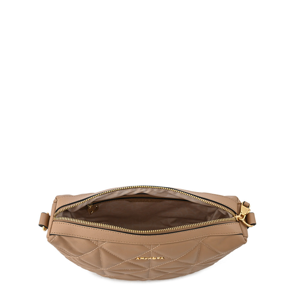 Cartera bandolera michelle mediana beige