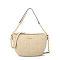 Cartera bandolera michelle mediana blanco crudo