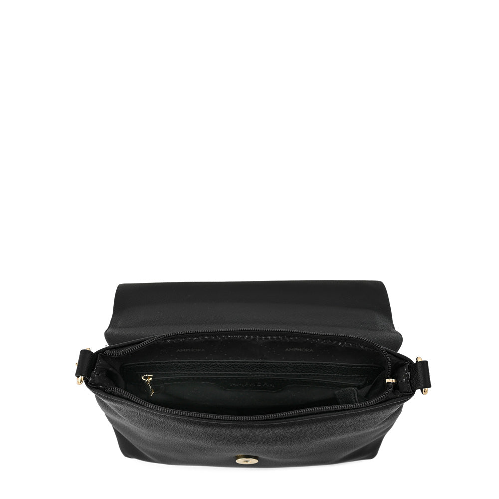 Cartera bandolera thais mediana negro