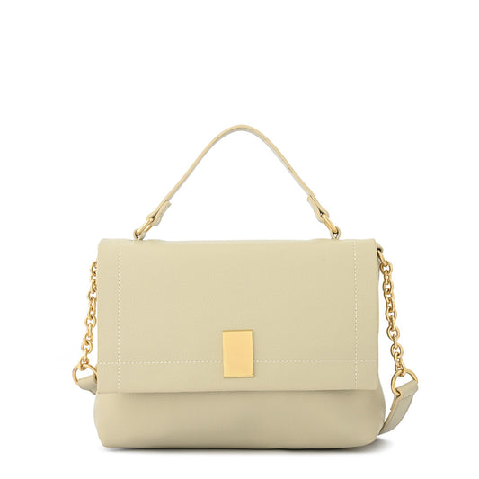 Cartera bandolera mediana thais blanco crudo