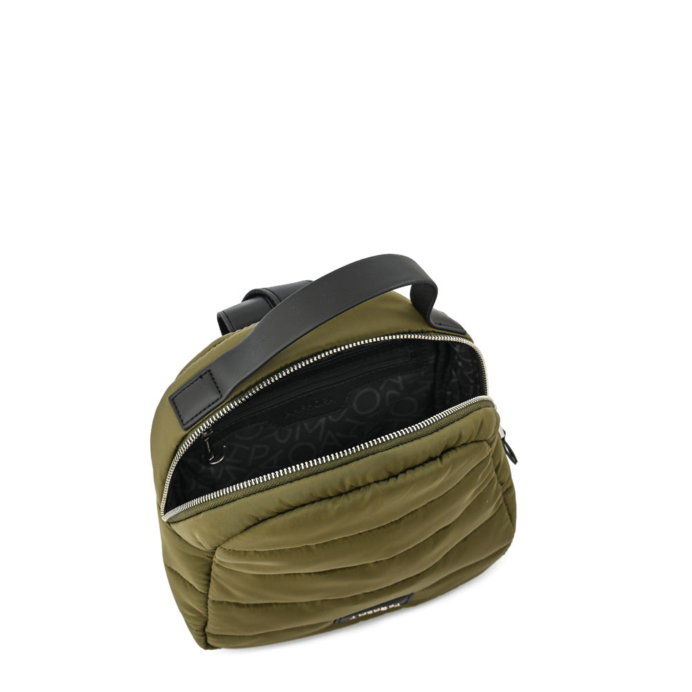 Mochila leandre mediana verde oliva
