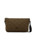 Cartera bandolera panama mediana verde oliva