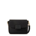 Cartera bandolera con tapa osaka pequeña negro