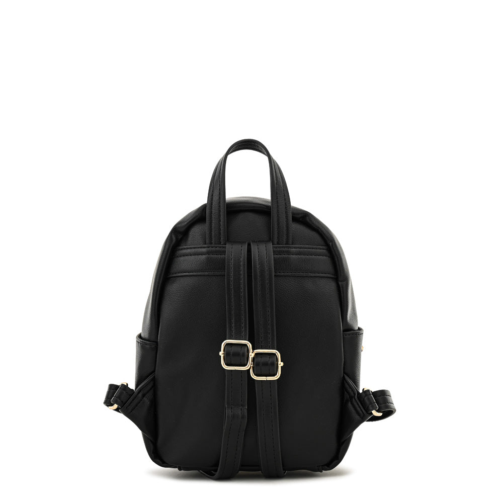 Mochila con tapa osaka pequeña negro