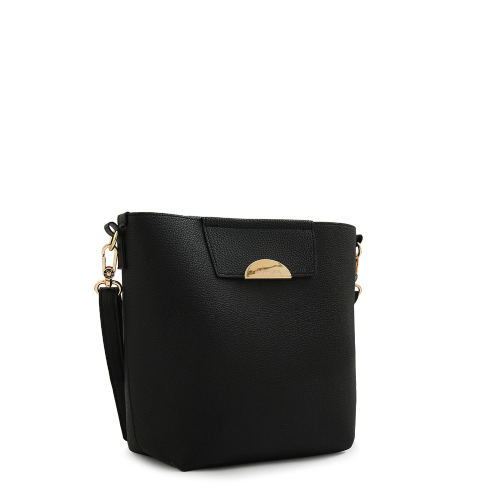 Cartera bandolera naty mediana negro