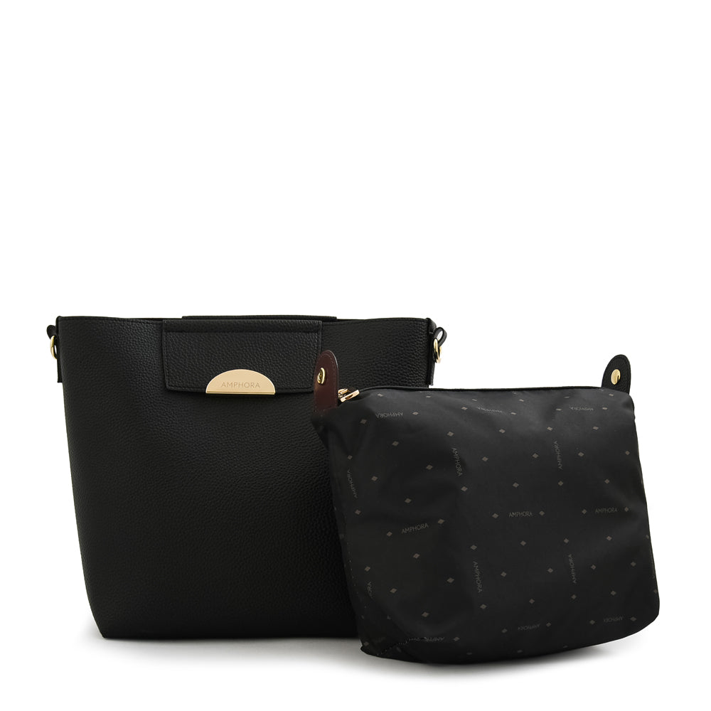 Cartera bandolera naty mediana negro