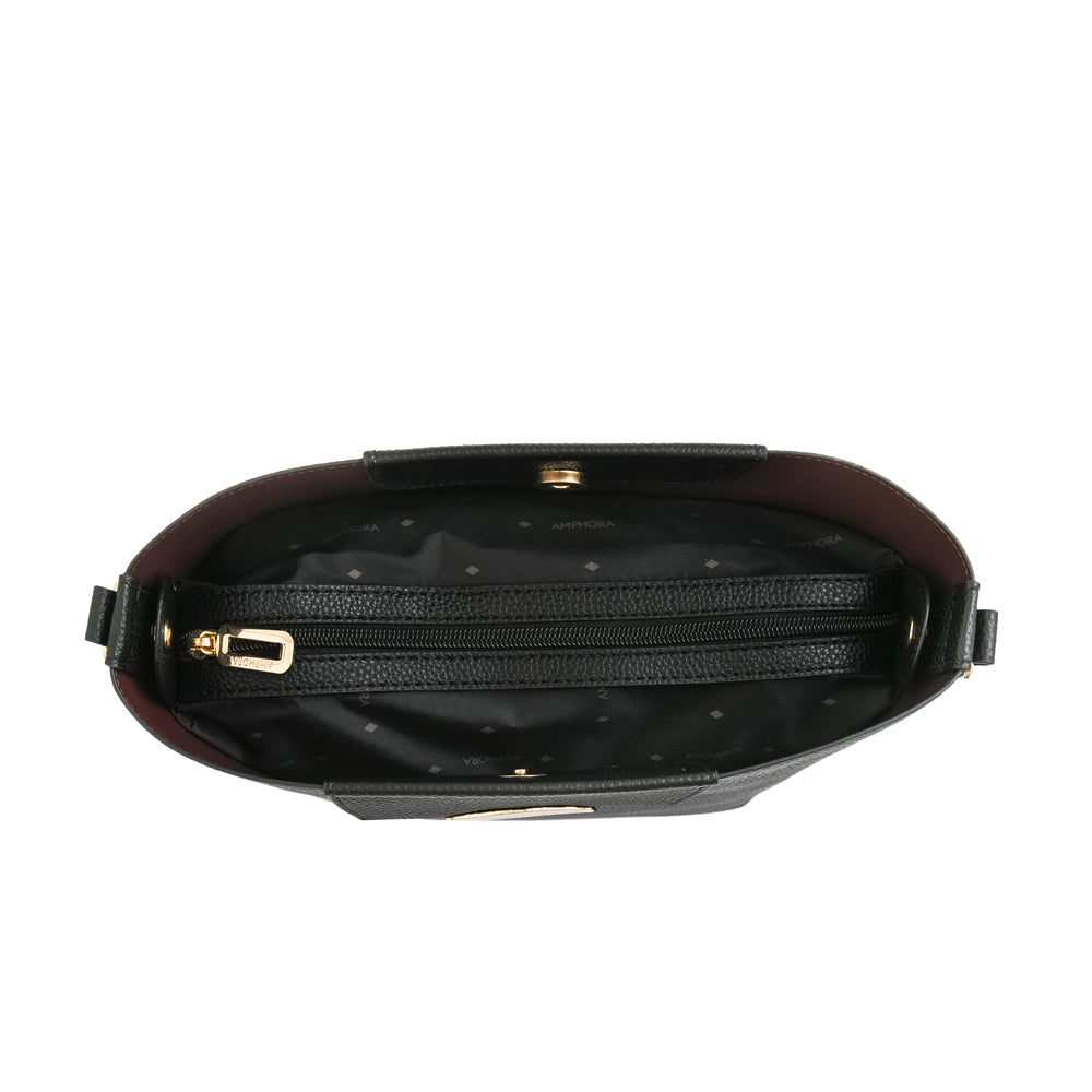 Cartera bandolera naty mediana negro