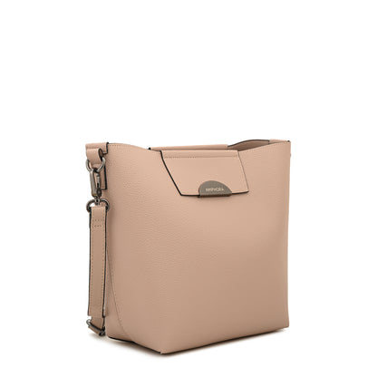 Cartera bandolera naty mediana rosa viejo