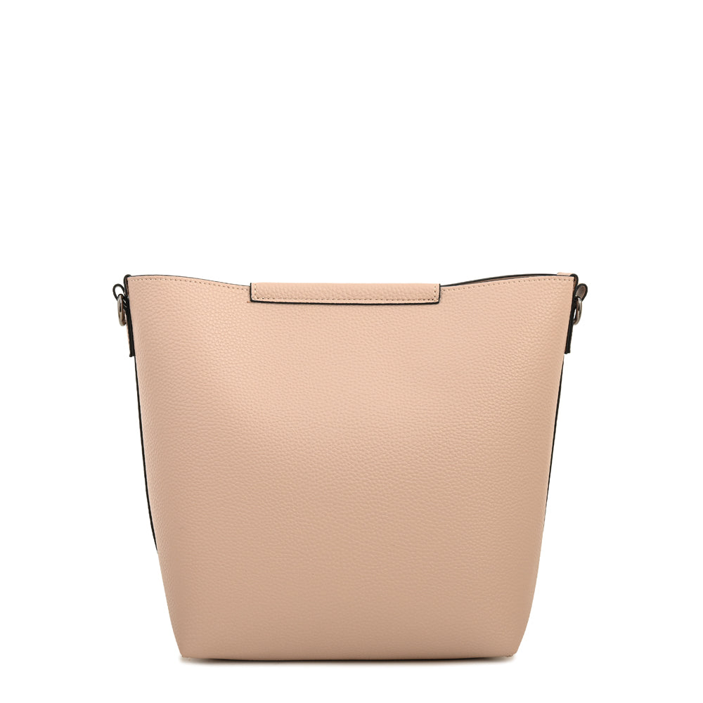 Cartera bandolera naty mediana rosa viejo