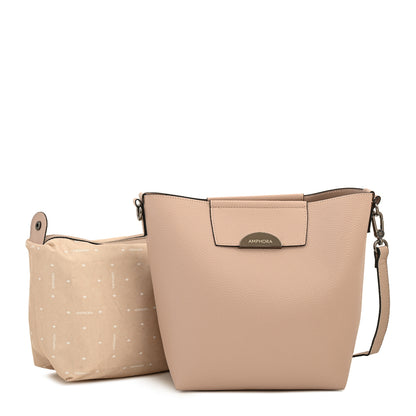 Cartera bandolera naty mediana rosa viejo