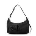 Cartera corte oval solene mediana negro