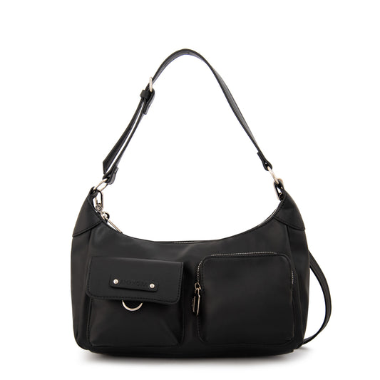 Cartera Corte Oval mediana solene negro