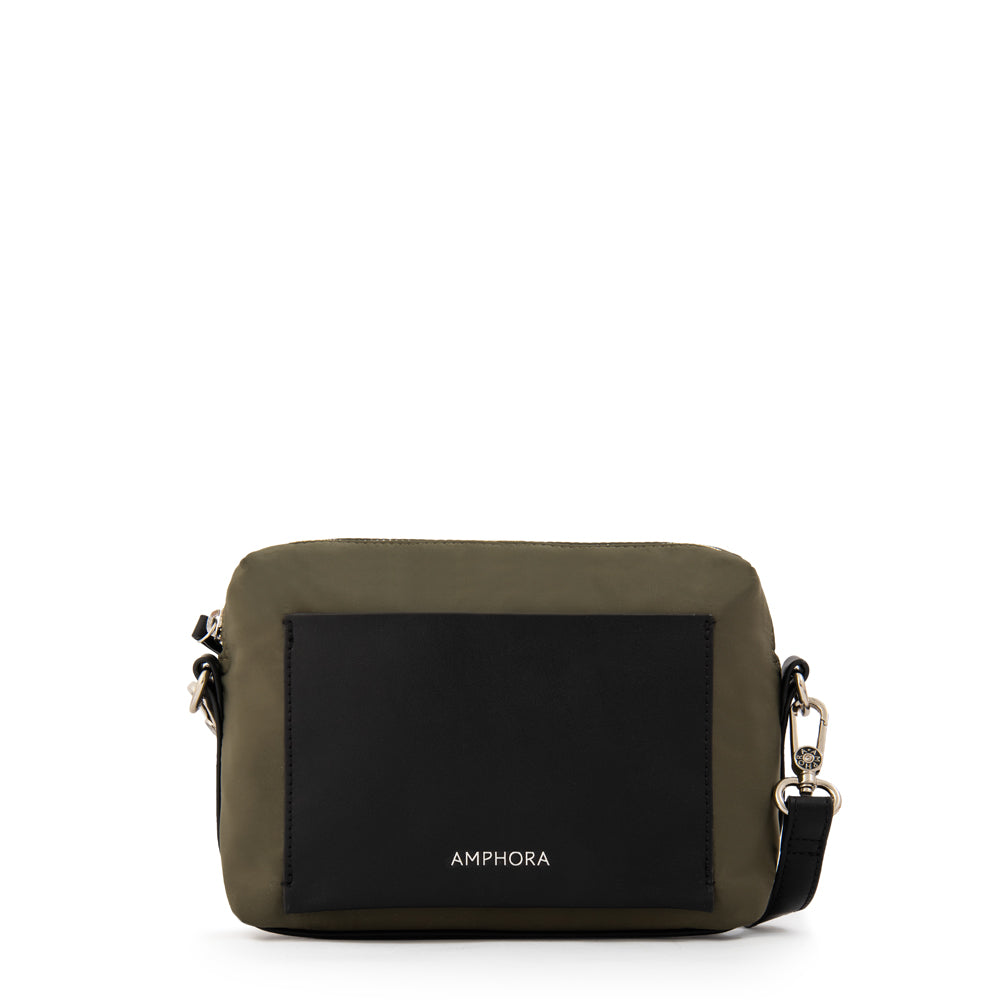 Cartera bandolera galit mediana verde oliva