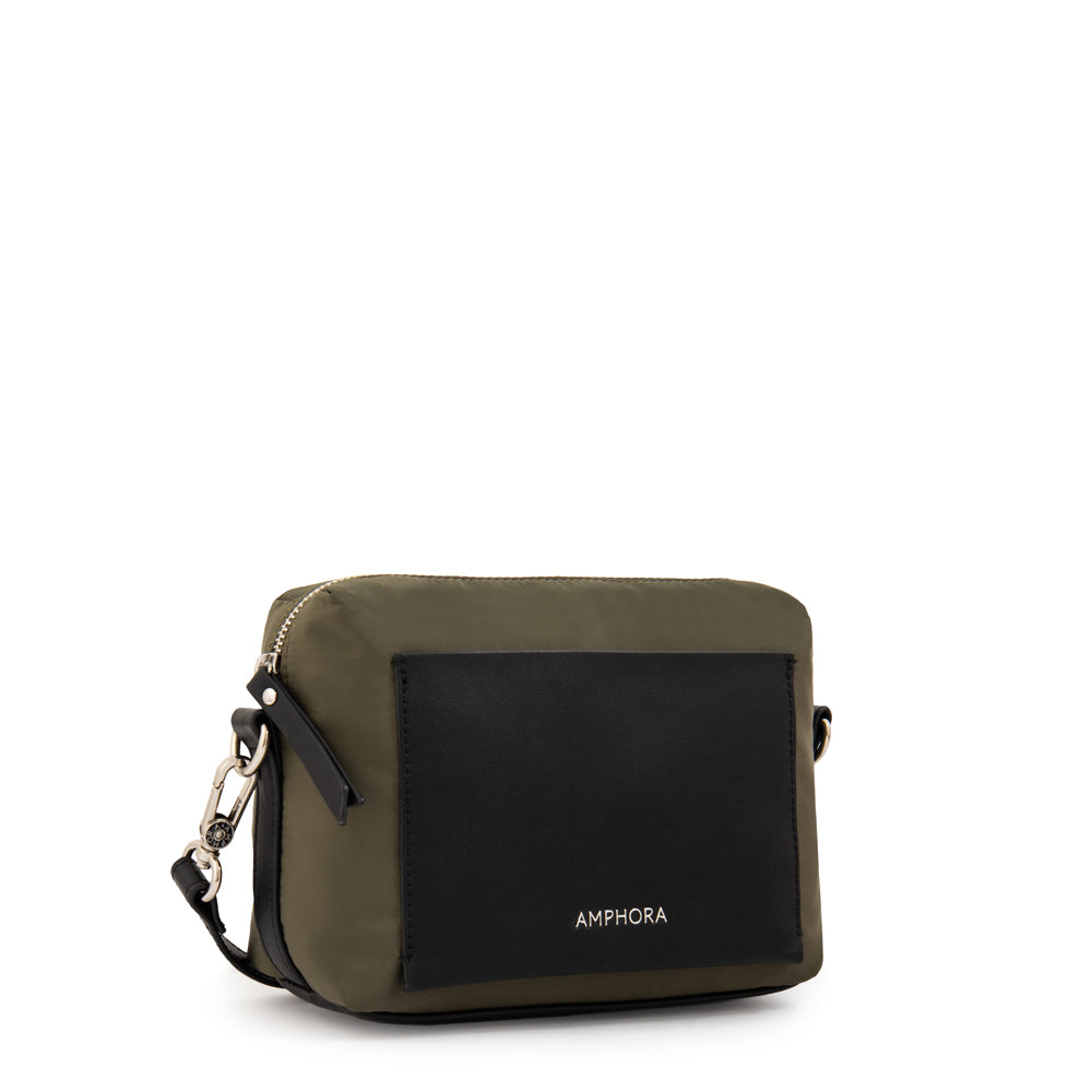Cartera bandolera galit mediana verde oliva