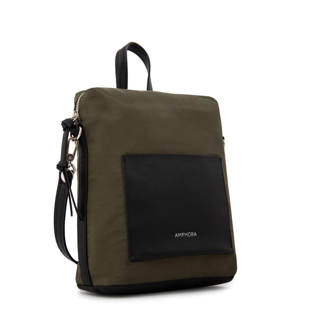 Mochila galit mediana verde oliva